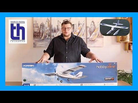 Présentation "Apprentice S 2 1.2m" avion radio-commandé R.C pour débutant Review et Test en vol