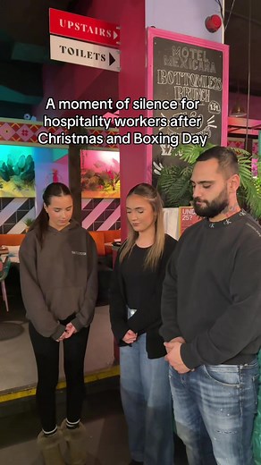 Celebrating Hospitality Workers After Christmas Rush