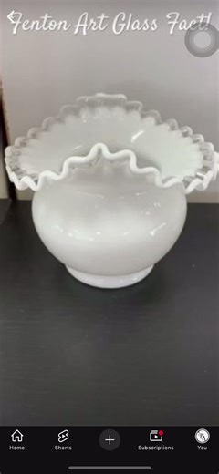 Fenton Art Glass Fact! #Fentonglass #fentonartglass #vintage #vintageglass #glasstok #glasslife #midcenturymodernglass #stephensuniqueantiques #antiquing #thrifting