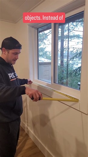 Ben Meyers on Instagram: "Simple trick for measuring in-between objects. On the backside of most tape measures there's a number. This is the width of the tape measure. If you but the tape up against the object and add that number onto the measurement that will be your final dimension #hometips #homereno #diyroofing #diyrenovations #diyprojectidea #diyprojectideas #renovationtools #renolife #handymanservices #bluecollartips #carpentrywork #trimwork #triminstallation #bluecollartips #tapemeasures 