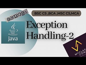 More about Exception 2 -Multi catch Statement