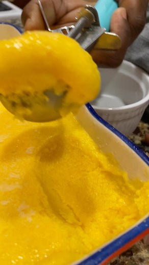 26 reactions | What’s your favorite mango? It’s mango season! What you making? This here is a simple mango Ice-cream with just 3-4 ingredients! No Ice-cream maker needed! ▪️Ingredients▪️ Heavy Cream Mango Purée Condensed Milk Vanilla Essence #mango #mangoicecream #mangopuree #3ingredients #cookingwithdeborah #tonsandtonsofflavor #simplycaribbean | Simply Caribbean | Facebook