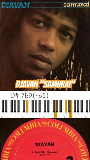 Djavan "Samurai" Chords 🔥🎹🔥 #musicianparadise