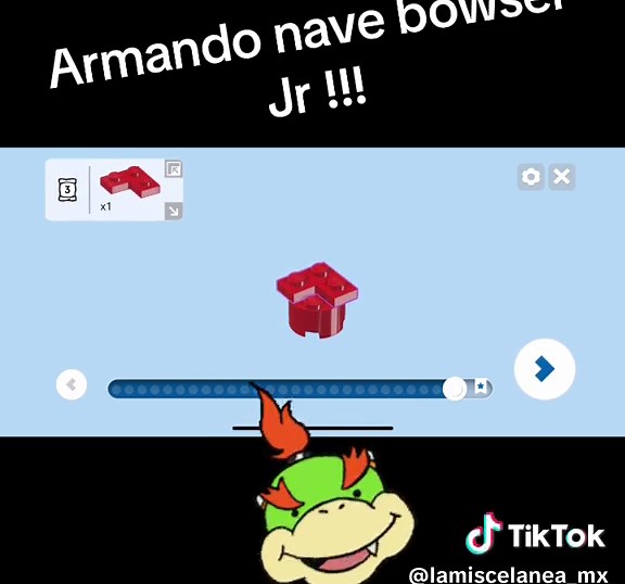 Instrucciones para Armar Nave Bowser Jr. con LEGO