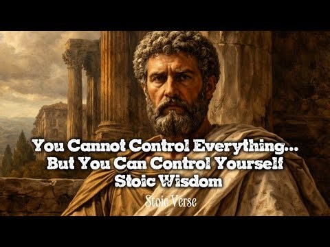 You Cannot Control Everything… But You Can Control Yourself | Stoic Verse