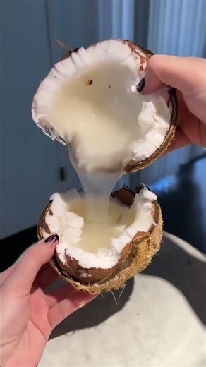 Creamy coconuts are one of nature’s best desserts! 🥥