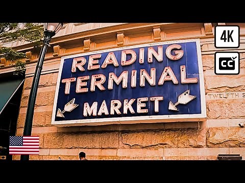 PHILADELPHIA'S Historic Market…. (4K Virtual Tour)