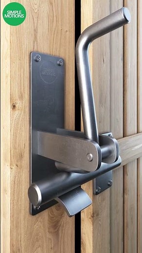Automatic gate latch, lock, simple secret lock
