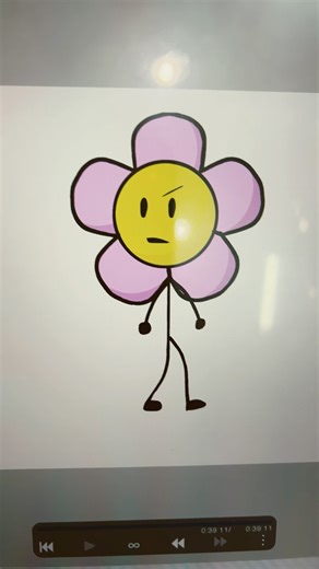 Drawing bfb flower#fypシ #bfb #bfdi #viral #shorts