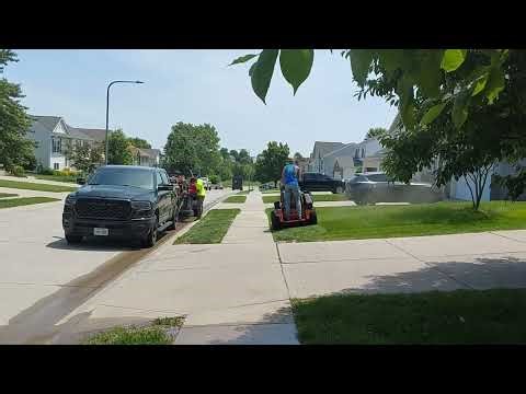 (OLD) Extremely Loud 2023 Scag V-Ride II 48'' in action (6-11-25)