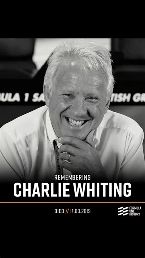 Remembering Charlie Whiting, a much-loved and respected figure in the F1 paddock, who died #OnThisDay 14 March 2019. He was initially the Chief Mechanic for the Brabham F1 team before becoming the Formula One Race Director. At the FIA, he served as the Race Director, Safety Delegate, Permanent Starter, and head of the F1 Technical Department. His responsibilities included managing the logistics of each F1 Grand Prix, inspecting cars in parc fermé conditions before races, enforcing FIA regulation