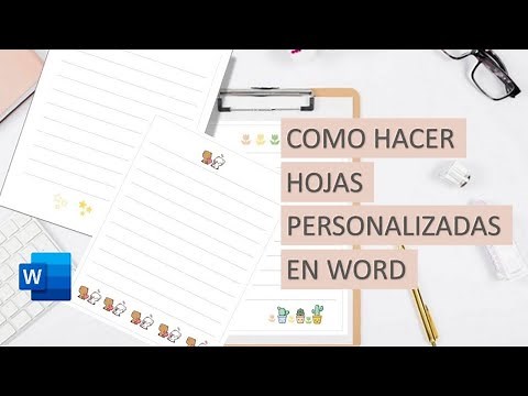 HOW TO CREATE CUSTOM SHEETS IN WORD (Beginners)