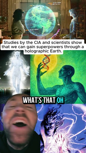 Studies by the CIA and scientists show that we can gain superpowers through a holographic Earth. #cia #science #fyp #superpower #future