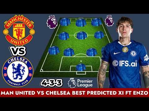 🚨 FERNANDEZ & CHALOBAH RETURN BOOST! Chelsea vs Man United BEST PREDICTED XI (4-3-3) 🔥 | EPL MD33