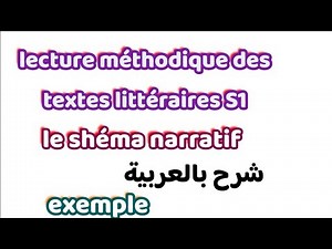 lecture méthodique des textes littéraires,shéma narratif#étudesfrançaises #s1
