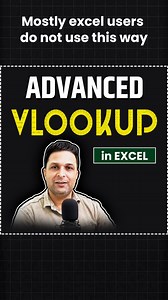 86K views · 846 reactions | Advanced Vlookup in excel l Vlookup Formula in excel #excelshorts #viralreels #viral #microsoftexcel #advancedexcel #msexcel #explore #exceltips #exceltricks #accounts #corporate #finance | Ather Naqvi | Facebook