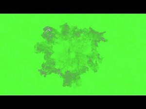 Smoke effect green screen