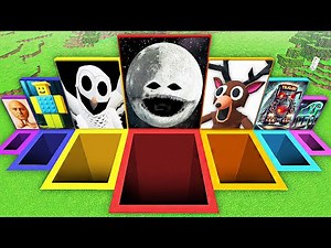 SURVIVAL in SUPER SECRET PITS 99 NIGHTS in the FOREST ROBLOX THE MOON WOKE UP in Minecraft!