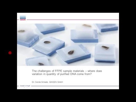 Challenges of FFPE Sample Materials – Where Does Variation in Quantity of Purified DNA Come From?