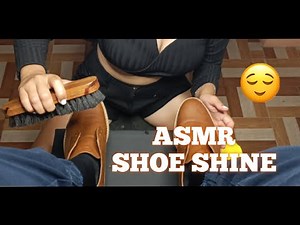 ASMR | Satisfying Shine: The Magic of Shoe Shine in Action