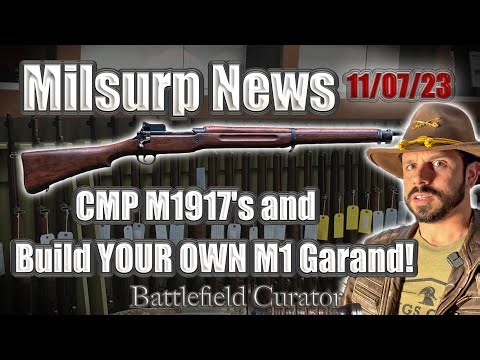 CMP News Update! M1 Garand Advanced Maintenance Class, M1917 Rifle Status, and More!