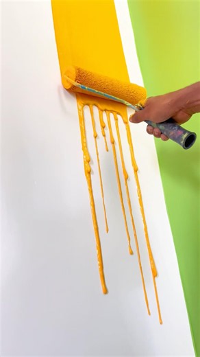 Painting orange color code 8034🏡 #wallpainting #trending #longvideo