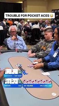 MASSIVE POT With ACES at WPT bestbet Championship 😱 #poker #casino #pokerhands