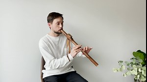 432 Hz Walnut Flute F# - Handmade for Heart Chakra