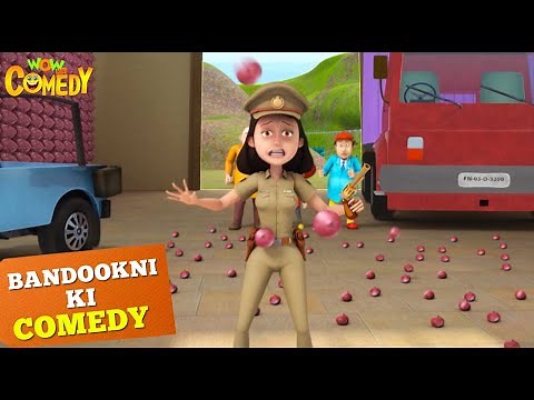 Bandookni ने पकड़ा Onion Chor! | Cartoons for Kids | Bandookni Ki Comedy | Wow Kidz Comedy | #spot