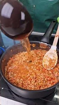 😉 Exceptional, creamy, and incredibly aromatic Risotto with roasted tomatoes! 🇮🇹🍅