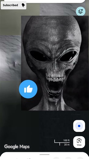 🤯🥶I Found A Alien In Google Map#youtubeshorts #horror #googlemaps #viralshorts #mrbeastshorts
