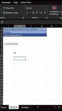 Part 12: Comma Separator in Excel | Make Big Numbers Easy to Read