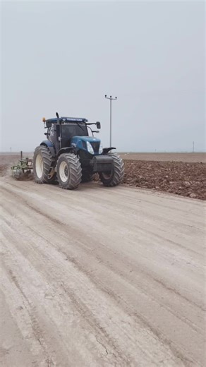 New Holland Tractor in Action: Soil Preparation Techniques