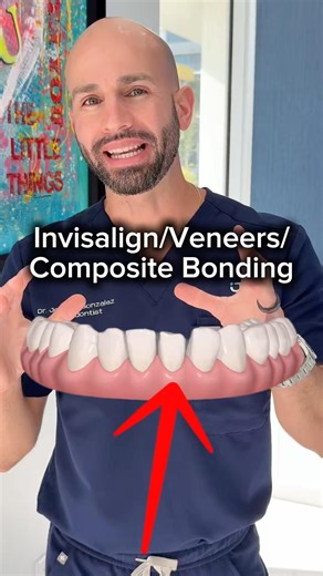 Can Invisalign be done with veneers or composite bonding? ￼