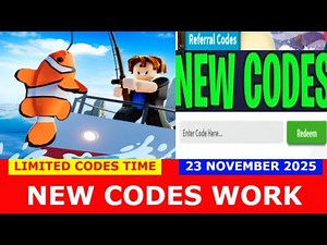 *NEW CODES* Fishing Simulator! ROBLOX | November 23, 2025