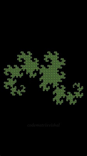 Dragon Curve Fractal Explained | Infinite Math Beauty & Patterns #dragoncurve #fractalmath