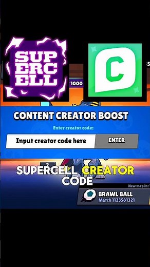 how to get supercell creator code !