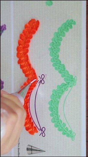 How to Use Leaf Piping Tip 67? #Icing Nozzle #Piping Techniques #Cake Tutorial