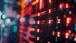 A holographic billboard displaying the current exchange rates between different crypto currencies reflecting the complexity of intergalactic trading.