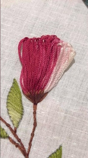 New Flower Embroidery Pattern ✿ Simple Hand Embroidery for Beginners