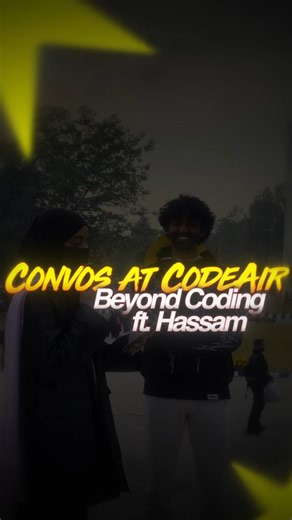 MLSA Air University, Islamabad | Convos at CodeAir: Beyond Coding — Part 1 ft. @hassam_612 From civil engineering to calisthenics, balance takes many forms💪🏼 CodeAir... | Instagram