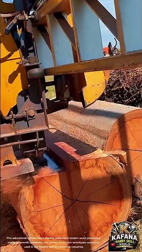 Portable Sawmill Log Cutting Machine | Wood Processing Technology DIY
