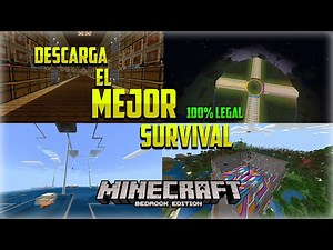 El MEJOR Mundo Tecnico en descarga Minecraft bedrock