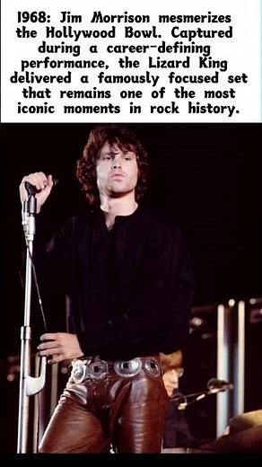 The Lizard King at the Bowl: Jim Morrison (1968)