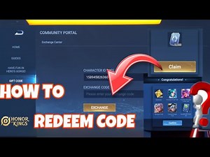 How to Redeem Code || HONOR OF KINGS