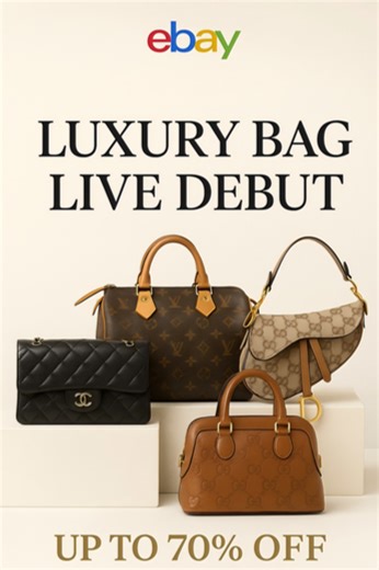 ✨ Flash Luxury Deals: Rare Designer Bags - Live Showcase 👜🔥 | eBay Live Video