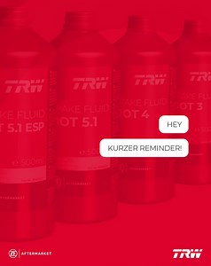 💡Make sure to change your brake fluid regularly! Timely replacement ensures optimal braking performance and safety. Safety first! 🔧🚗 | TRW