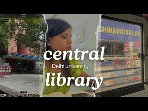 Central Library🕰️✏️ | Delhi University Vlog | Arts faculty #northcampusdelhi #northcampus