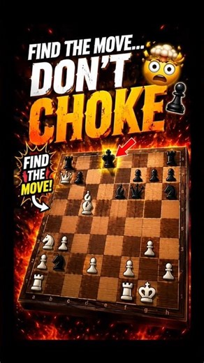 Find the move… don’t choke 🤯♟️| chess puzzles