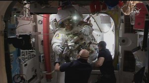 2.3K views · 68 reactions | HISTORY MAKING SPACEWALK: Astronauts Christina Koch and Jessica Meir make history with the first "all female" spacewalk outside of the International Space Station. https://www.kget.com/national-news/all-female-spacewalk-makes-history/ | KGET - TV 17 Bakersfield | Facebook